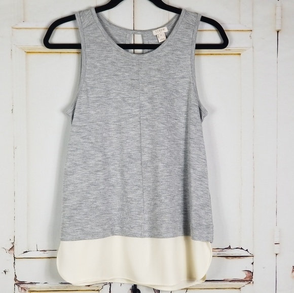 J.Crew Drapey Tank with silky hem - Picture 1 of 6